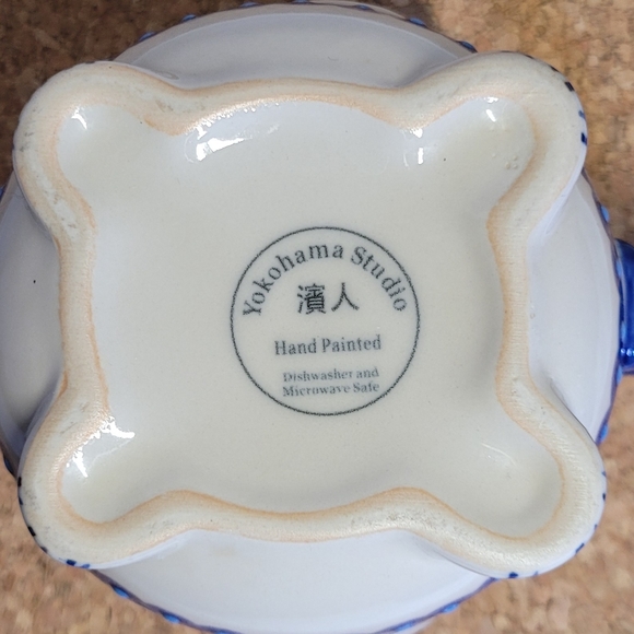 Yokohama Studio Elephant 16oz mug coffee, tea or plant hand painted Large 3D - Picture 6 of 10